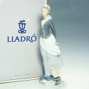 リヤドロ人形 LLADRO 女性 海のそよ風 36cm 大型作品 #4922【中古】