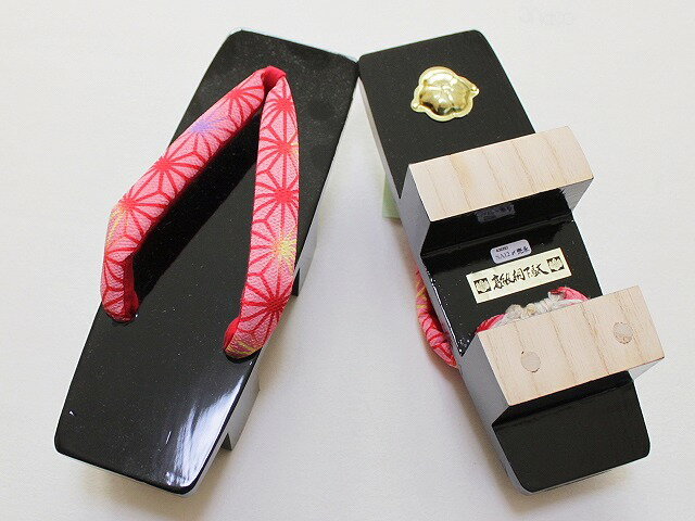 女性桐下駄 G3050-07 送料無料 日本製下駄 おしゃれな下駄 黒塗り下駄 Lサイズ