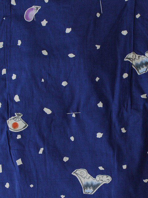 男児甚平　ツモリチサト　キッズじんべい　男の子用　100サイズ　ツモリチサト・デザイン　送料無料　D0662-03Y