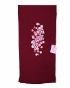 正絹ちりめん刺繍柄の帯上 M0209-15 送料無料 日本製 丹後ちりめん帯揚げ 和装小物 格安の帯あげ 着物姿のポイントに 締めやすい帯揚げ(4)