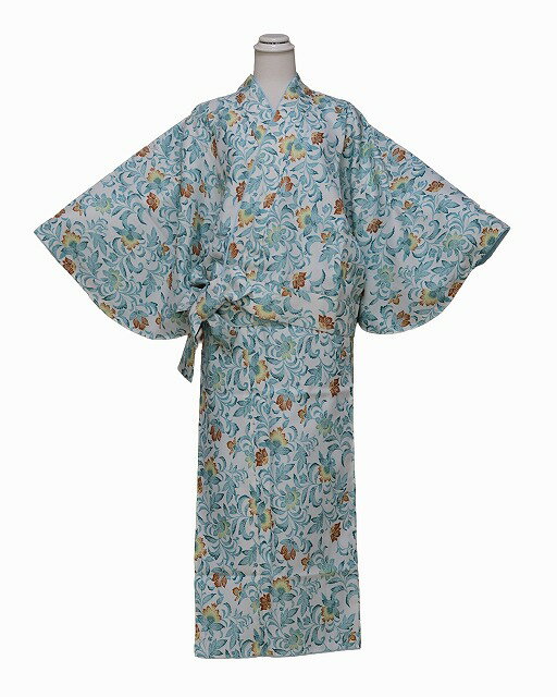 マドンナ新柄二部式袷着物 M4676-12L送料無料 サイズL 白色の二部式きもの 帯不要のきもの 小紋柄の洗える着物