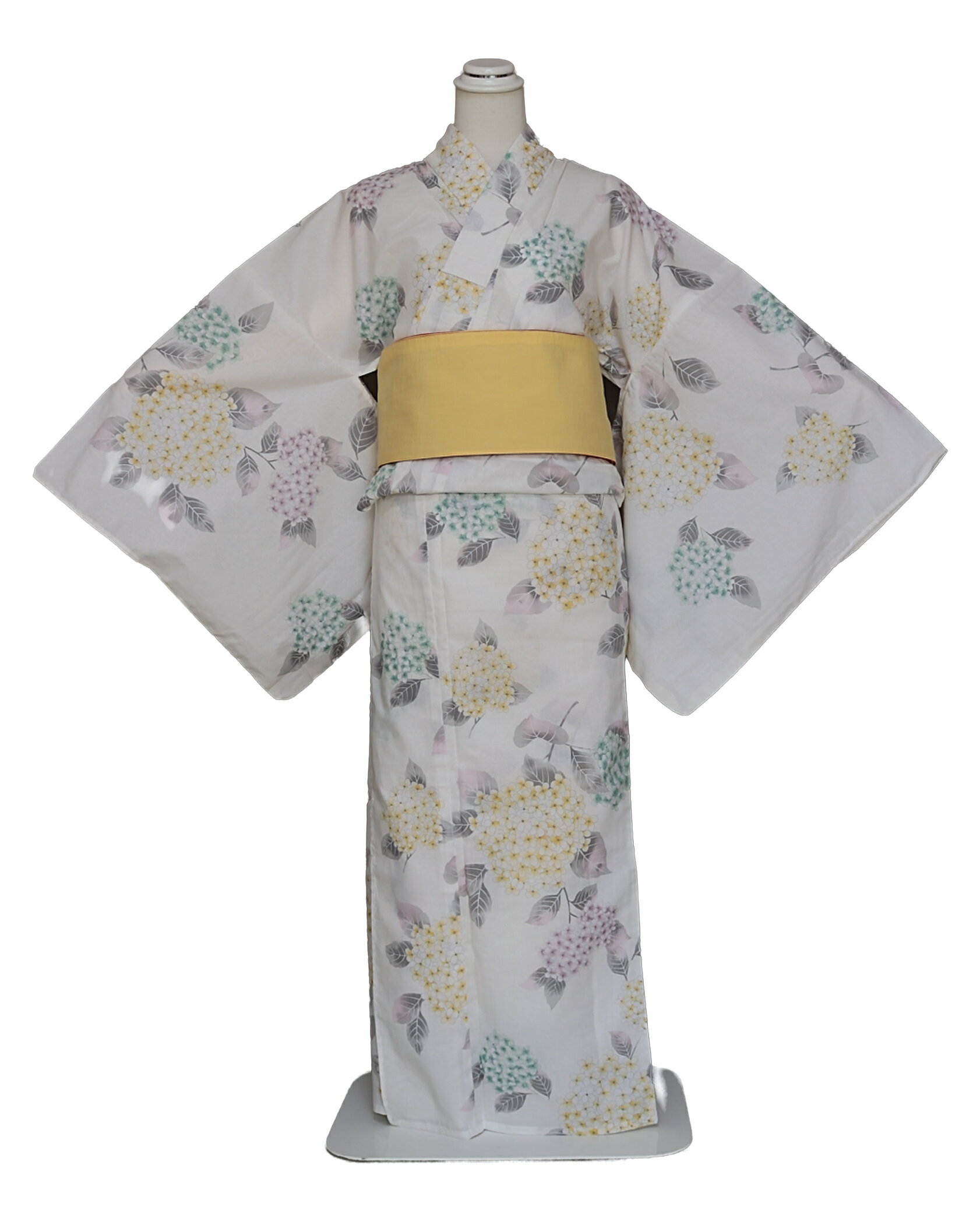 3Lサイズの女性用浴衣 K6917-3L-03 送料無料 ゆったり大きいサイズ 女物ゆかた ふくよかな方に 女ワイドサイズ浴衣
