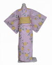 4L−5Lサイズの新柄女性用浴衣 M7895-05-4L 送料無料 ゆったり大きいサイズ 女物ゆかた ふくよかな方に 女ワイドサイズ浴衣