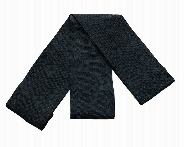 メッシュ織の半巾帯 K1218-04 送料無料 ゆかた帯・兵児帯 男性・女性兼用 ポリエステルのヘコ帯 アレンジ自在 ゆかた帯