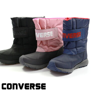 【送料無料】 コンバース ブーツ 子供 キッズ ジュニア 長靴 男の子 女の子 スノー CONVERSE KIDS CVSTAR BOOTS WR 雨 雪 秋 冬 撥水 通園 幼稚園 保育園 登校 小学校 マジックテープ 取り外せる中敷 屈曲 快適【正規品】