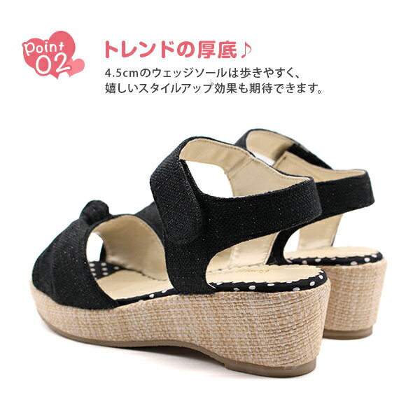 サンダル キッズ ジュニア 子供 靴 黒 ブラック ブルー ネイビー デニム ピンク 厚...