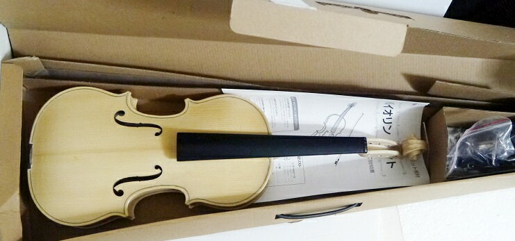 『手づくり楽器 バイオリンキット』 2