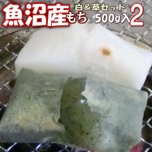 もち 切り餅 餅 1kg 送料込 おいしい餅 お正月 お雑煮 つきたて お餅 2種セット 新潟 魚沼産 こがね餅