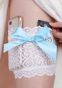 SALE☆dg10983 ポケット付きだから携帯も入る!ホワイトレース レッグガーター ウォレット【セクシーランジェリー】