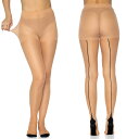 SALE★leg-la9132★かかとの柄からバックシームがつながったレトロなキューバンヒールのストッキング パンティストッキング パンティホース ライン入り ...