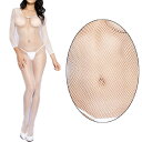 ml-1599-フィッシュネット長そでボディスチッキング【bodystocking レース・網】