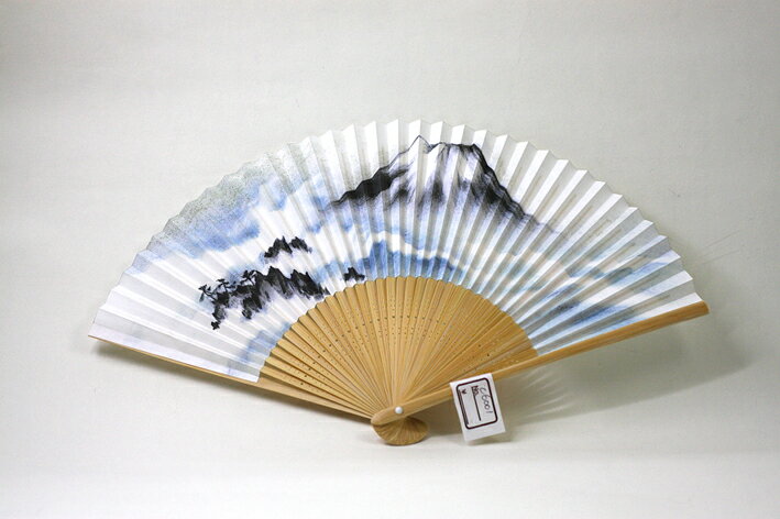 【男性用】富士山が描かれた男性用京扇子(C6001)