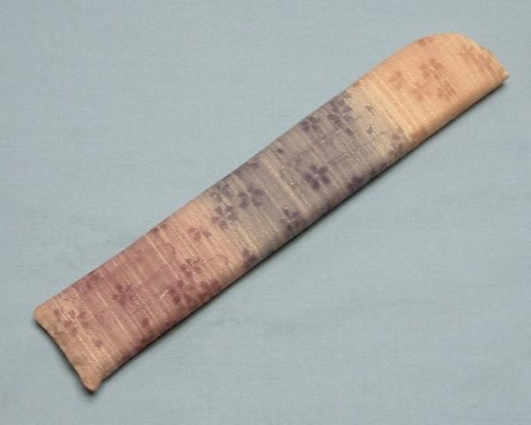 紫系グラデーション女性用扇子入れ（215） 22cm