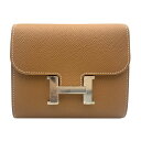【本物保証】【京都屋質店】【HERMES エルメス】コンスタンス コンパクト 2つ折り財布 ゴールド シルバー金具 コンパクトウォレット コンパクト財布 【中古...