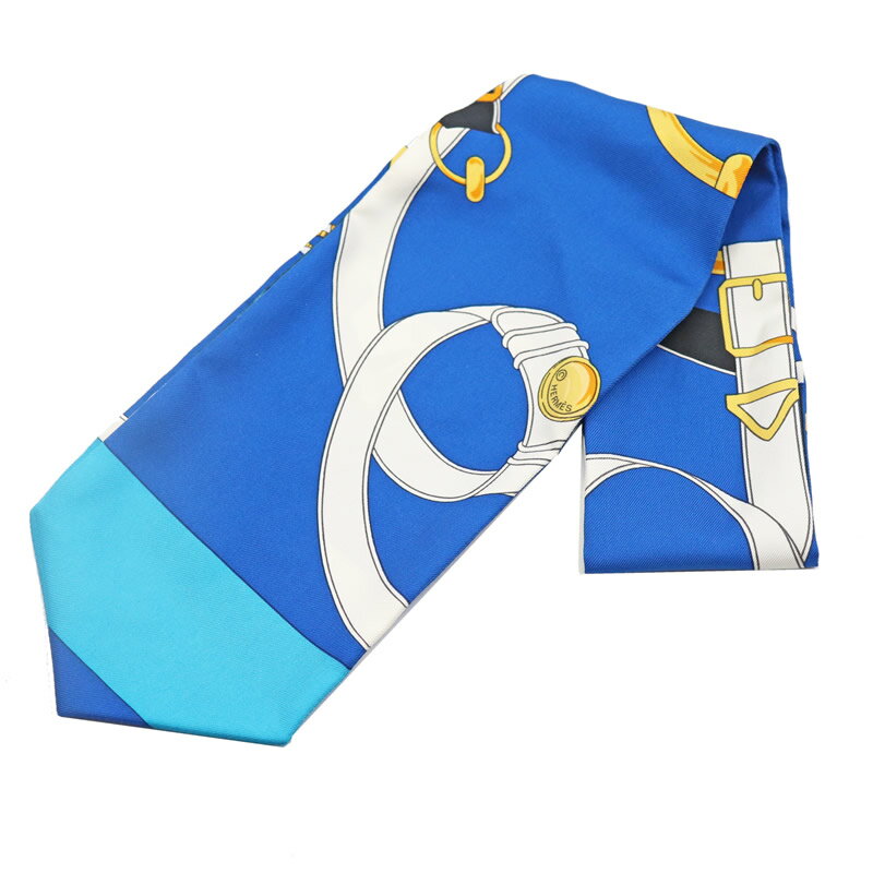 【本物保証】 【京都屋質店】【HERMES エルメス】スカーフ　ツイルアップ　TWILL　UP　SCARF　バンドー..