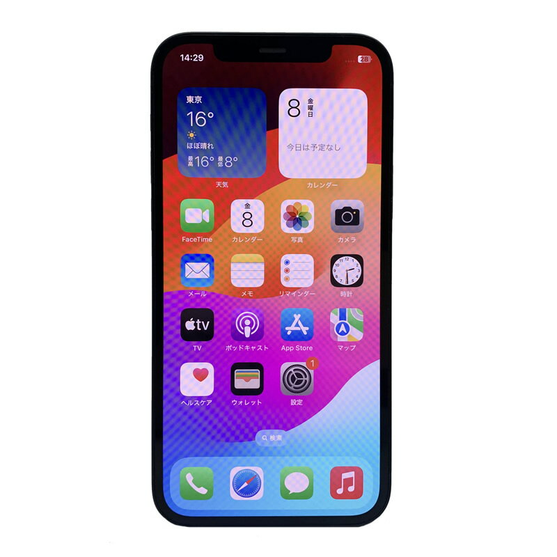【Apple アップル】アイフォン 12 iPhone 128GB SIMフリー ブラック MGHU3J/A 【中古】【PAWN SHOP】【質屋出品】【5】
