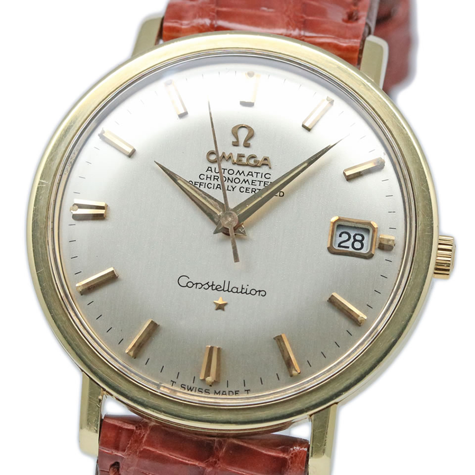 Omega Constellation Chronometer Automatic 168.004 VINTAGEオメガ コンステレーション 168.004 Cal.561 キャップゴールド 自動巻き 561 クロノメーター搭載【PAWN SHOP】【質屋出店】【中古】【本物保証】【京都屋質店】