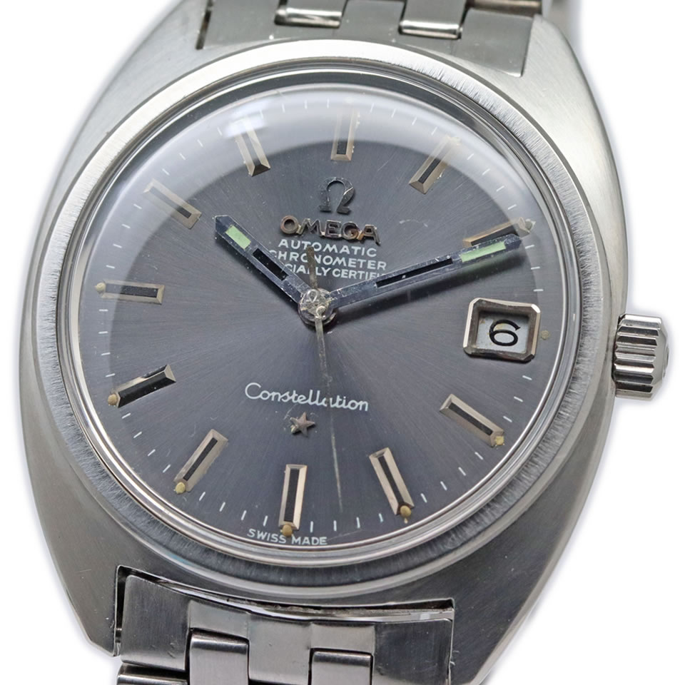 OMEGA Constellation C-line 168.017 Cal.564オメガ コンステレーション Cライン クロノメーター 168.017 Cal.564 自動巻き オーバーホール済み 【PAWN SHOP】【質屋出店】【中古】【本物保証】 【京都屋質店】