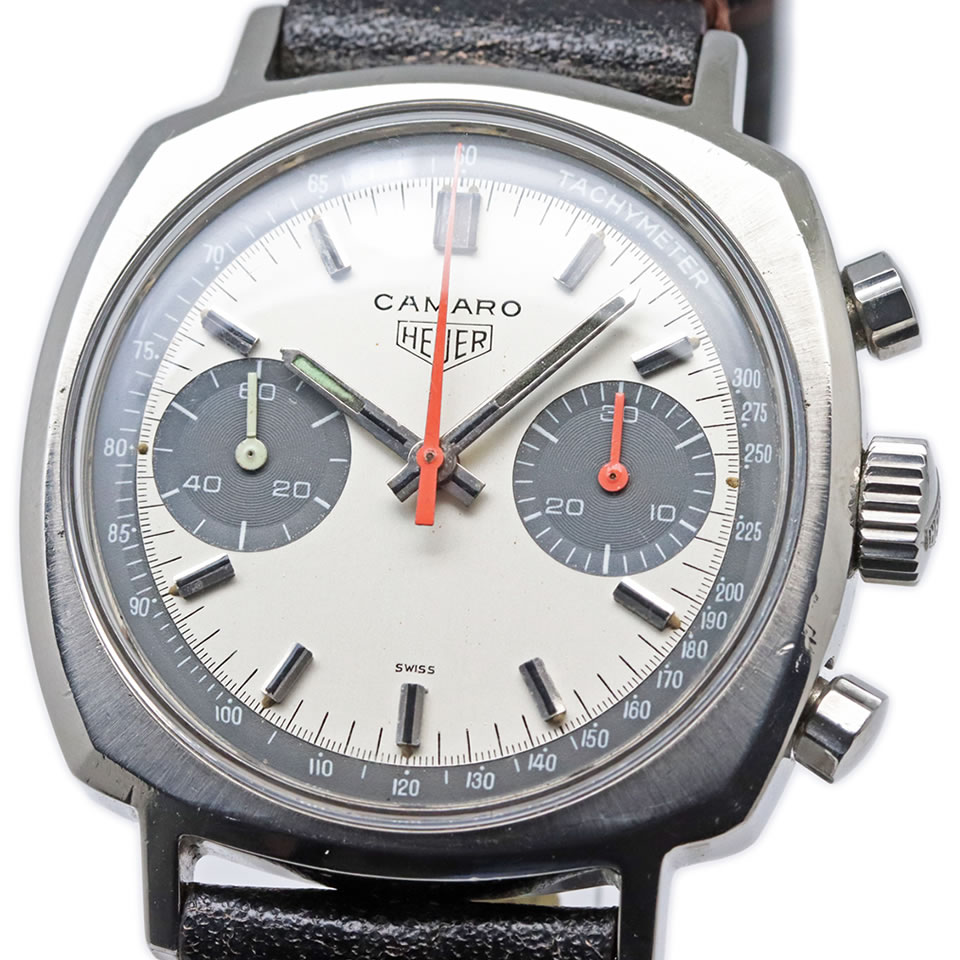 Heuer Camaro 73443 Valjoux 7733ホイヤー カマロ ref.73343 バルジュー7733 手巻き オーバーホール済..