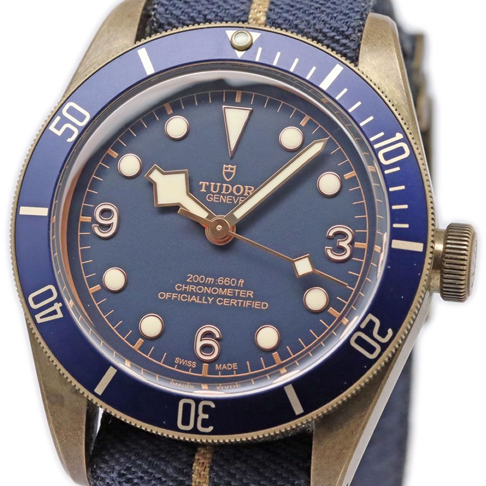 チュードル TUDOR Heritage Black Bay Bronze Blue limited Edition 79250BBチューダー(チュードル) ヘリテージ ブラックベイ ブロンズ ブッヘラー限定 79250BB【PAWN SHOP】【質屋出店】【鑑定済 商品】【本物保証】 【京都屋質店】