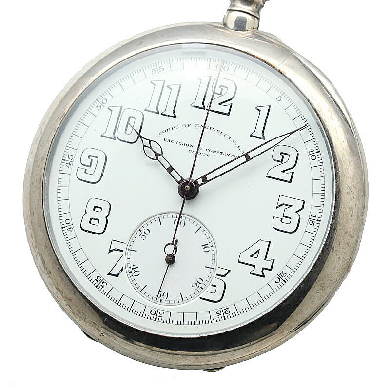 Vacheron & Constantin Corps of Engineers USA chronograph Pocket Watch antique VINTAGEヴァシュロン コンスタンタン アメリカ陸軍..