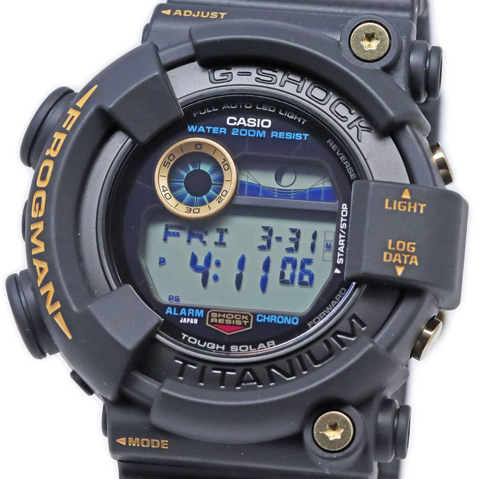 楽天京都屋質店CASIO G-SHOCK FROGMAN GW-8230B-9AJRカシオ Gショック フロッグマン30周年記念モデル 第1弾 GW-8230B-9AJR【中古】【PAWN SHOP】【質屋出店】【鑑定済 商品】【本物保証】【京都屋質店】