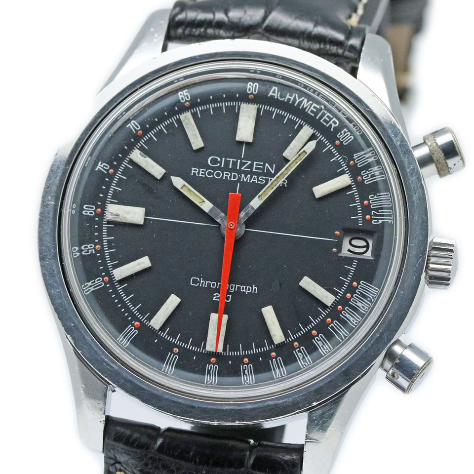 Citizen Recoedmaster Ref.4-570014 Y Cal.5702 ANTIQUEシチズン レコードマスター フライバック クロノグラフ Ref.4-570014 Y　Cal.5702 オーバーホール済み【中古】【PAWN SHOP】【質屋出店】【本物保証】 【京都屋質店】