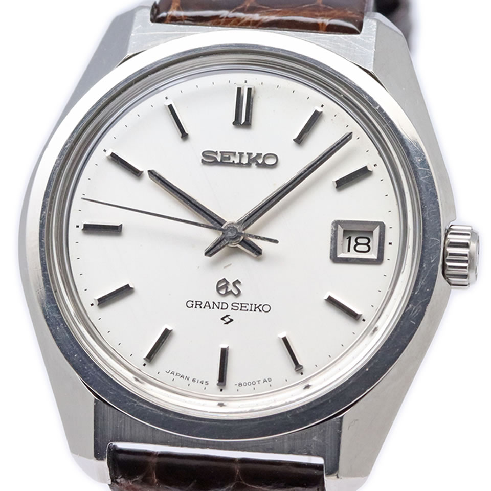 Grand Seiko 61GS Hi-Beat 6145-8000 Cal.6145Aセイコー グランドセイコー 61GS 6145-8000 Cal.6145A 自動巻き オーバーホール済み【中古】【ブランド腕時計】【PAWN SHOP】【質屋出店】【本物保証】 【京都屋質店】