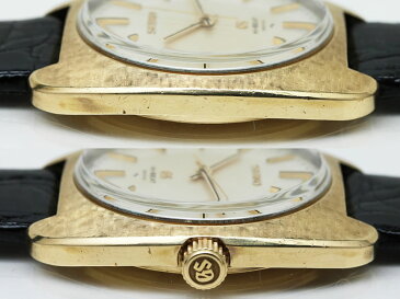 GRAND SEIKO Ref.4520-8010 18K Gold HI-BEAT 36000 Ca.4520A Vintageグランドセイコー45GS Ref.4520-8010 槌打仕上げ18金無垢 アンティーク ヴィンテージ　【あす楽対応】【ブランド腕時計】【京都屋質屋】【PAWN SHOP】【質屋出店】【中古】