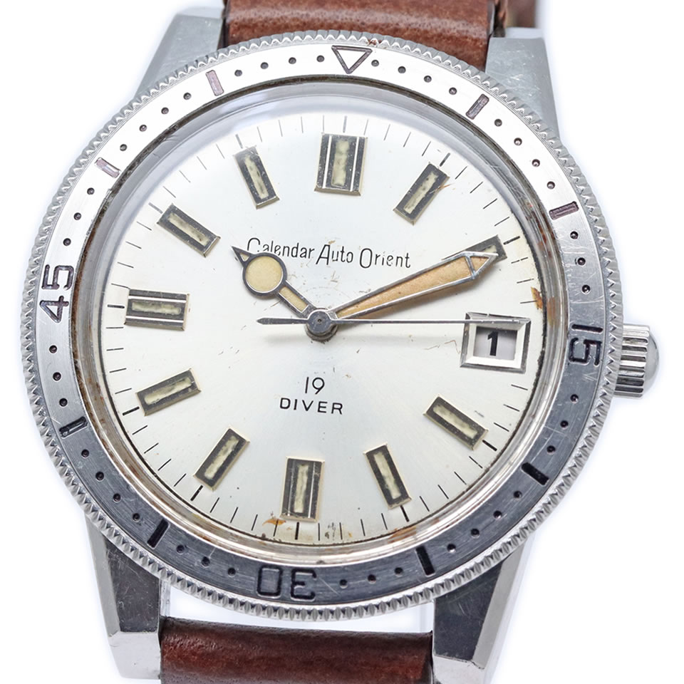 Orient calendar Auto Orient 19 divers T-19735Aオリエント カレンダーオートオリエント ダイバー T-19735A オーバーホール済み  