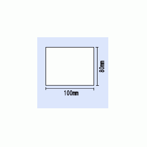 Rakuten - 【送料無料】レスプリ用 超高感度サーマルB 縦80mm×横100mm 〔10巻〕