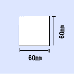 Rakuten - 【送料無料】バーラベ用 白無地 縦60×60 一般紙　 〔310枚×50巻〕