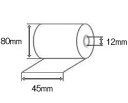 ※使用可能レジスターは下記の適応機種一覧をご確認ください。幅：45mm×外径：80mmのレジロールをお使いの場合に 適応いたします。 適応機種　※下記表の適応機種に記載がない場合でもサイズが合えばお使いいただけます。 シャープ 小売店用レジスターXE-A401、ER-A410 飲食店用レジスターER-A420、ER-A450、ER-A401、ER-A630 ※サイズ　：　幅45×外径80×内径12（単位:mm） ※梱包形態　：　個装5巻　外箱20巻 ※保管状態によっても変わってきますが、目安として印字前は3年、印字後は3〜5年保存可能です。 ◆レシートは他ジャンル商品との混在はできませんのでご了承下さい。 （他ジャンル商品と混在したご注文の場合、レシートとそれ以外の商品とで送料計算を分けさせていただきます。） ◆こちらの商品は西濃運輸で発送致します。