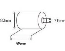 幅：58mm×外径：80mm×内径：17.5mmのレジロールをお使いの場合に適応いたします。 適応機種　※下記表の適応機種に記載がない場合でもサイズが合えばお使いいただけます。 富士通 F-3781C21　F-3781C22 ※サイズ　：　幅58×外径80×内径17.5（単位:mm） ※梱包形態　：　個装5巻　内箱20巻　外箱80巻 ※保管状態によっても変わってきますが、目安として印字前は3年、印字後は3〜5年保存可能です。 ◆レシートは他ジャンル商品との混在はできませんのでご了承下さい。 （他ジャンル商品と混在したご注文の場合、レシートとそれ以外の商品とで送料計算を分けさせていただきます。） ◆こちらの商品は西濃運輸で発送致します。