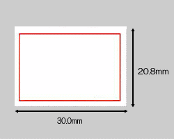 Rakuten - ◆送料無料◆PB3-208用ラベル赤枠ラベル 100巻
