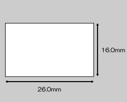 ◆送料無料◆UNO2W用ラベル白無地ラベル 100巻