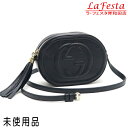 【中古】【未使用品】 グッチ ショルダーバッグ ソーホー タッセル フリンジ レザー ブラック 黒 保存袋付き 747779|詳細画像