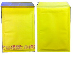 黄色い クッション封筒 A5冊子、DVD、ビデオサイズ ポップエコ825T×150枚 パック 送料無料