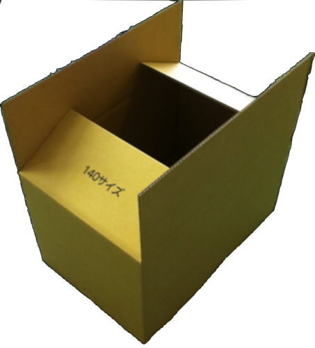 ジャスト 宅配140サイズ シングルダンボール I-140×10枚 パック