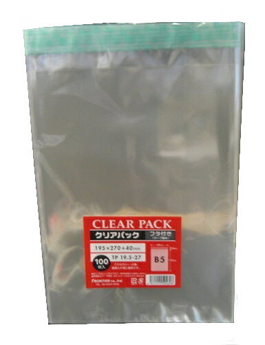 樂天商城 - 透明 ワンタッチOPP封筒TP19.5-27×1000枚 B5サイズ用 封緘テープつき
