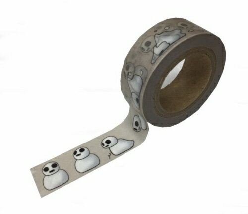 LALACHYANオリジナルデザインマスキングテープ 102001(ゆきだるま柄)