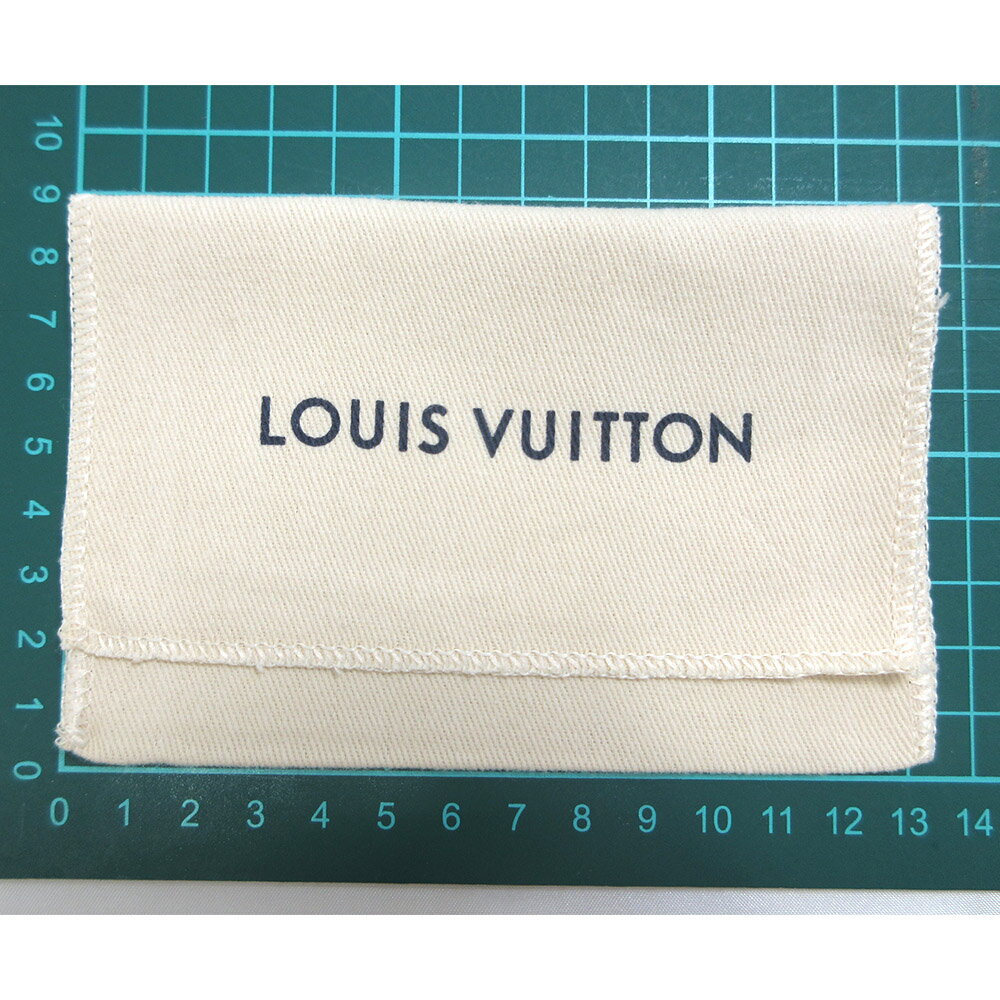 未使用 ルイ ヴィトン LV カードケース用 キーケース用 保存袋 正規品 100％ コットン 綿 イエロー 13×9cm LOUISLOUIS VUITTON 1枚 小