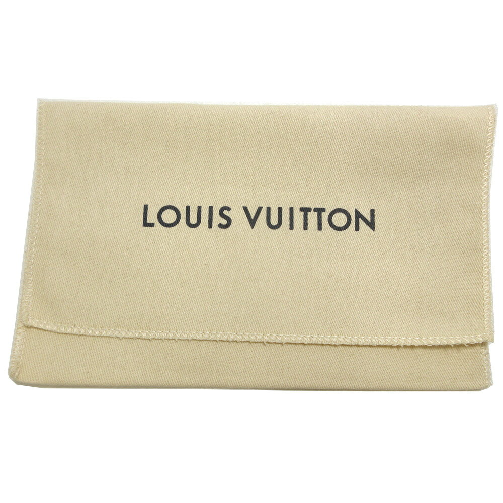 未使用 ルイ ヴィトン LV 二つ折り中財布用 がま口財布用 L字ファスナー財布用 保存袋 正規品 100％ コットン 綿 イエロー 19.5×12cm LOUISLOUIS VUITTON 1枚 中