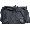 シャネル CHANEL ガーメントカバー - ブラック ナイロン 中古SAランク ガーメント スーツケース 衣装カバーケース レディース