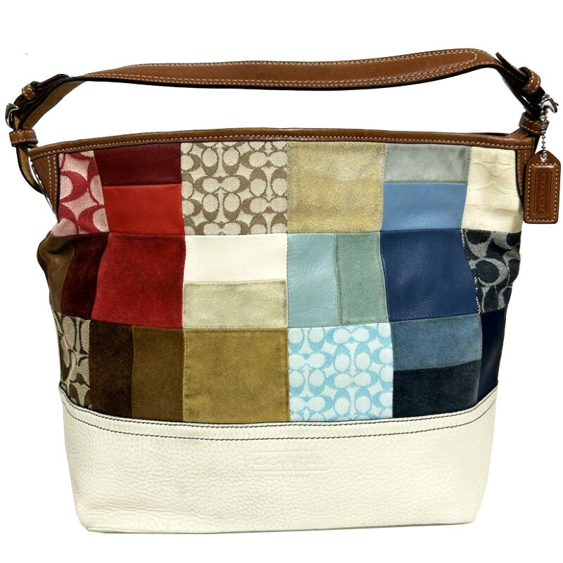 美品　コーチ　s3 キャンバス　シグネチャー　パッチワーク　ワンショルダーバッグ 楽天市場】コーチ パッチワーク（ショルダーバッグ・メッセンジャー