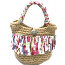 編み込みバッグ エスニック アジアン レディース バッグ 中古【中古】【美品】