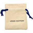 【未使用】 ルイ ヴィトン LOUIS VUITTON 10 LV アクセサリー用 巾着型 保存袋 小物入れ イエロー ブルー紐 ヨコ5.5×タテ7cm (小)