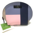 【未使用】 ケイトスペード 化粧 ポーチ バッグ 小物入れ PVC マルチカラー WLRU2543 レディース 【訳あり】 kate spade