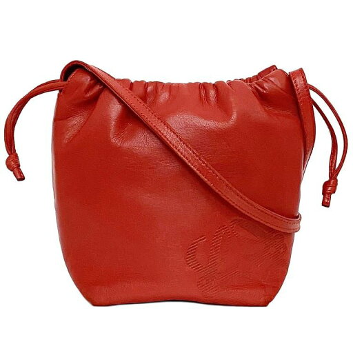 ロエベ 巾着 ショルダーバッグ レッド アナグラム 8-14088 美品 ヴィンテージ レザー 中古 LOEWE 軽い ソフトレザー ロゴ ワンポイント 定番 人気 女性 レディース 革 本革 赤 肩掛け コンパクト 小さめ ブランドバッグ お洒落 高級感 ブランド 本物 鑑定済み ロエベ 巾着 ショルダーバッグ レッド アナグラム 8-14088 美品 ヴィンテージ レザー 中古 LOEWE 軽い ソフトレザー ロゴ ワンポイント 定番 人気 女性 レディース 革 本革 赤 肩掛け コンパクト 小さめ ブランドバッグ お洒落 高級感 ブランド 本物 鑑定済み