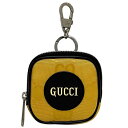 グッチ ミニポーチ イエロー ブラック オフザグリッド 645060 ec-20650 美品 ナイロン レザー 中古 GUCCI GG 小物入れ チャーム コインケース 箱付き 箱有 黄色 コンパクト ミニ カジュアル 男女兼用 男性 女性 お洒落 高級感 メンズ ブランド 本物 鑑定済み(4)